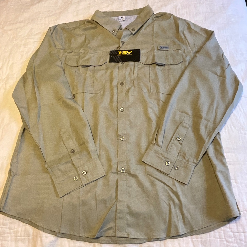 TBY Travel Together with You Mens Fishing Long Sleeve XL